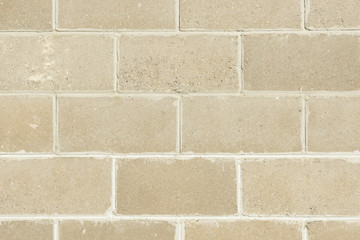 Obraz premium Block brick wall background texture. Brick fence.