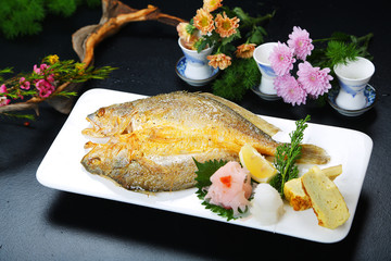 Japanese edo Fried fish