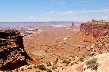 Canyonlands National Park, USA - July 5, 2018: Canyon in Canyonlands near Moab