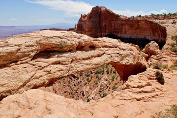 Canyonlands National Park, USA - July 5, 2018: Canyon in Canyonlands near Moab