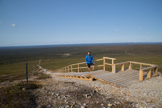 Climb to the Kiilopää summit
