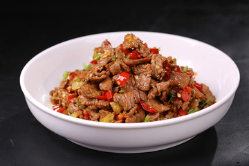 Characteristic yellow beef