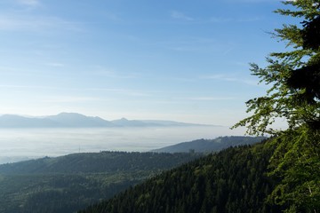 View from the hills. Slovakia