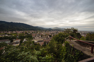 Ansicht von Freiburg vom Kanonenplatz