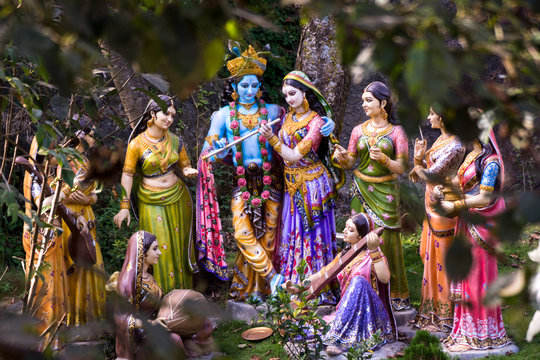 Lord Krishna with his radha