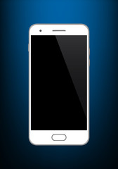 Mobile phone with blank screen