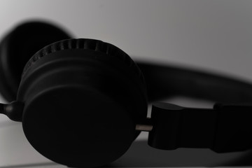 Close up of a pair of headphones