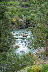 Fototapeta na wymiar Cuenca del Río Chili - Chilina - Arequipa