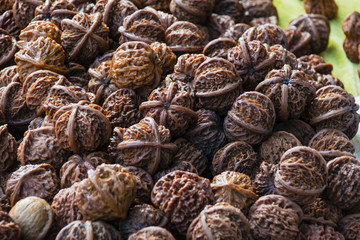 close up of chinese nuts