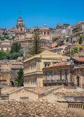 Fototapeta na wymiar Scenic sight in Modica, famous baroque town in Sicily, southern Italy.