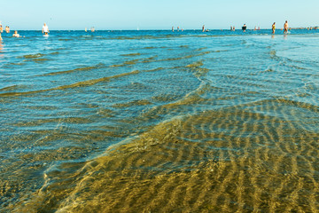 Turquoise transparent water of Adriatic sea