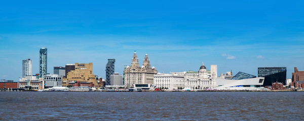 Liverpool waterfront panorama