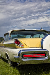 Fototapeta na wymiar American vintage car, rear view
