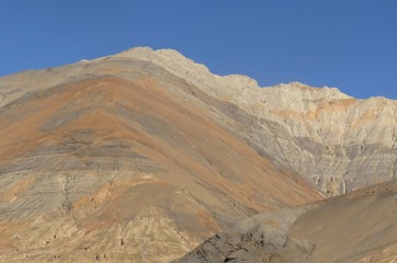 rock formation tibetan steppe
