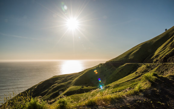 Sun Shining on the Pacific, California 1