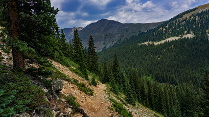 Colorado Rocky Mountain trail 