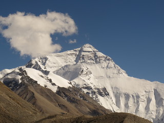 north face Everest clouds