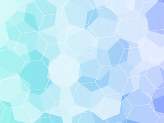 Obraz na płótnie Canvas Abstract hexagon background. Technology polygonal design. Digital futuristic minimalism.