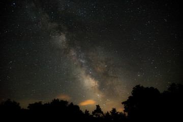 Fototapeta na wymiar Milky Way, Shenandoah National Park