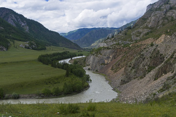 Fototapeta na wymiar Chuya River. Altai Mountains, Russia.