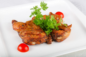 Roasted chicken