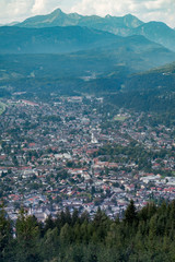 Blick auf Garmisch-Partenkirchen