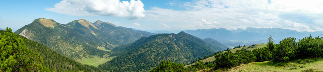 Blick vom Panoramaberg Wank