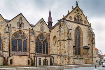 Fototapeta na wymiar Paderborn cathedral, Germany