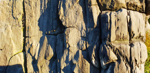 Felsen in Sonnenuntergang