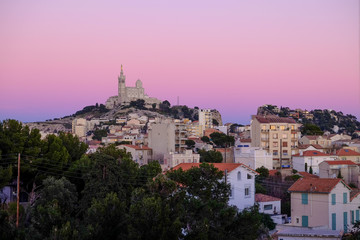 Obraz premium Coucher de soleil Marseille