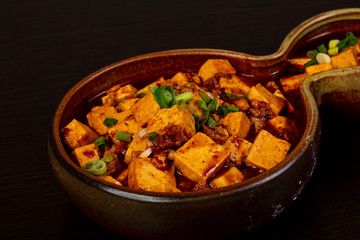 Fried spicy tofu