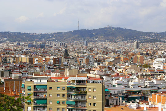 Beautiful view of Barcelona, Catalonia, Spain