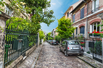 Picturesque alley in Paris