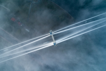 Redzinski bridge aerial view