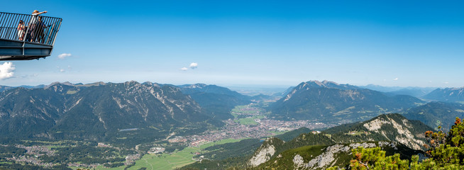 Blick auf Garmisch-Partenkirchen