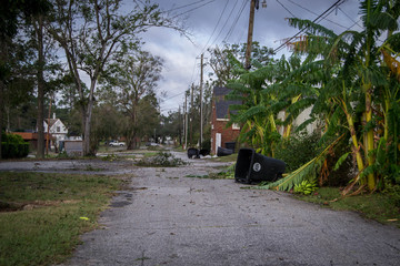 Aftermath of hurricane Michael