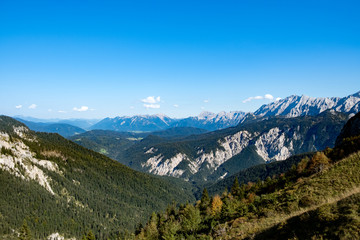 Fototapeta na wymiar Deutsche Alpen bei Garmisch-Partenkirchen