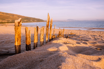 “Punta Paloma” beach. Atlantic ocean, Tarifa, Andalusia, Spain.