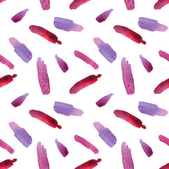 Seamless watercolor abstract colorful pattern for textile, background, wallpapers, design