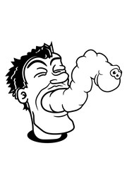 kopf mund essen hunger parasit alien monster würgen loch boden wurm comic cartoon clipart design raupe regenwurm glücklich schlange klein ekelig regen