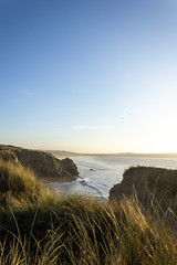 Gwithian Seascape At Sunset