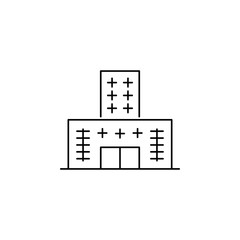 Building icon. Element of building for mobile concept and web apps iicon. Thin line icon for website design and development, app development. Premium icon