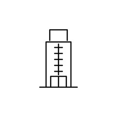 Building icon. Element of building for mobile concept and web apps iicon. Thin line icon for website design and development, app development. Premium icon