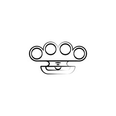 Obraz premium brass, criminal, gang, criminal icon. Element of crime icon for mobile concept and web apps. Hand drawn brass, criminal, gang, criminal icon can be used for web and mobile