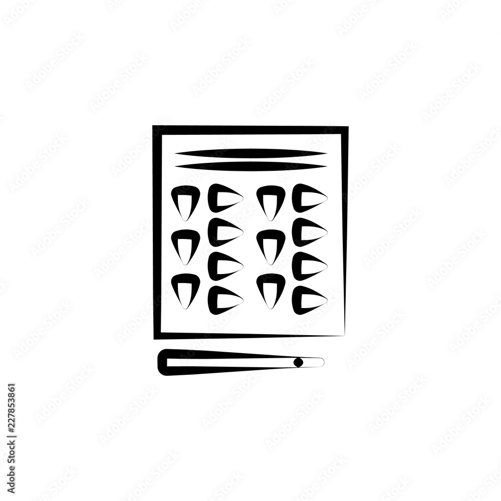 Poster narcotic pills icon. element of crime icon for mobile concept and web apps. hand drawn narcotic pill