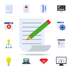 Fototapeta premium SEO colored icon. Programming icons universal set for web and mobile