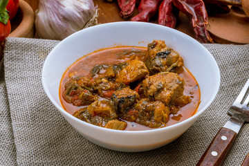 Chakhokhbili chicken Georgian cuisine