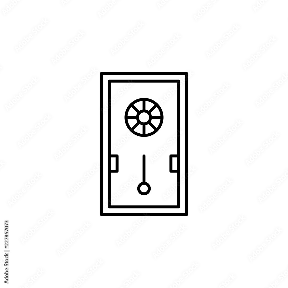 Aufkleber smart motion sensor icon. element of smart house icon for mobile concept and web apps. thin line sma