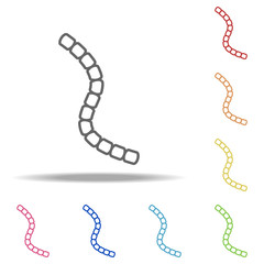 bacterium icon. Elements of Bacteria in multi color style icons. Simple icon for websites, web design, mobile app, info graphics
