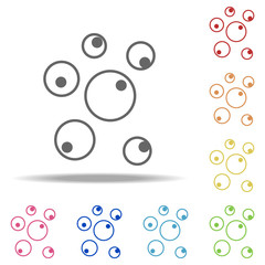 germs icon. Elements of Bacteria in multi color style icons. Simple icon for websites, web design, mobile app, info graphics